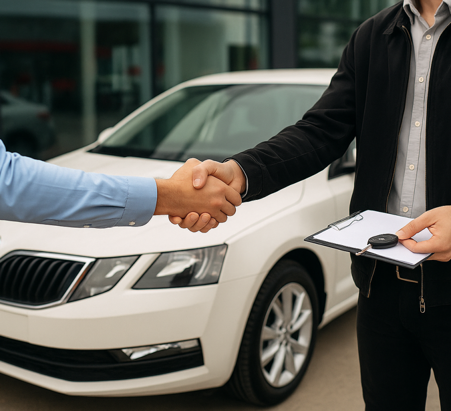 udany zakup auta